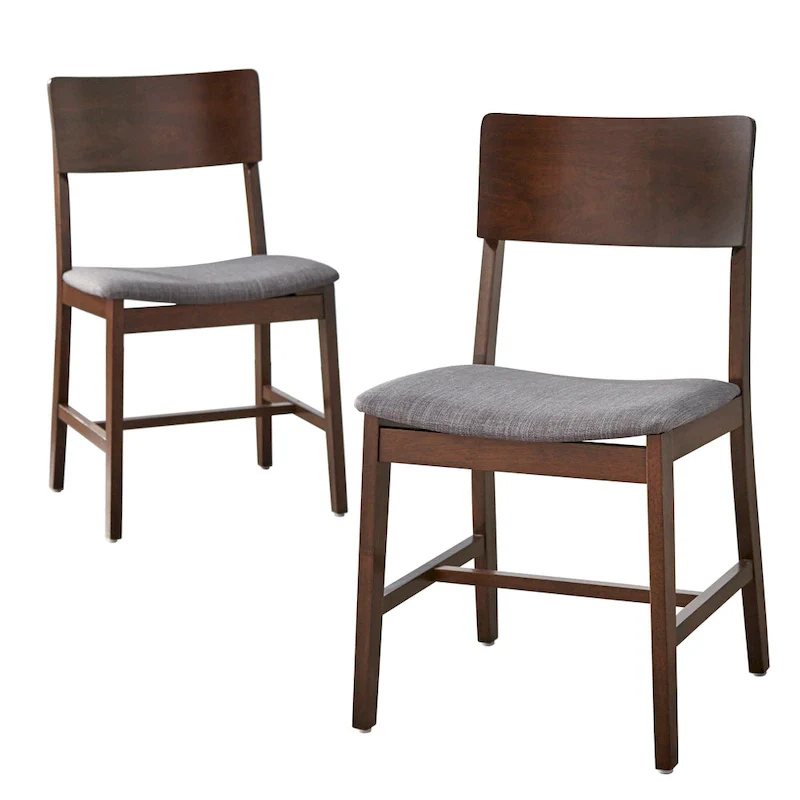 Solid Wood Dining Chairs (Set of 2)