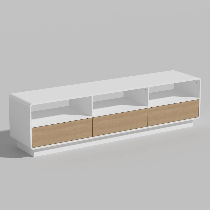 Innovative Rebound Drawer TV Stand: A Fusion of Function & Style - 70.9