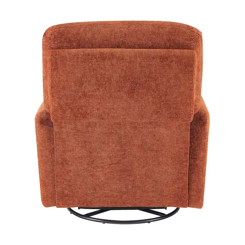 360 Degree Swivel Glider Manual Recliner Leisure Chair Set of 2