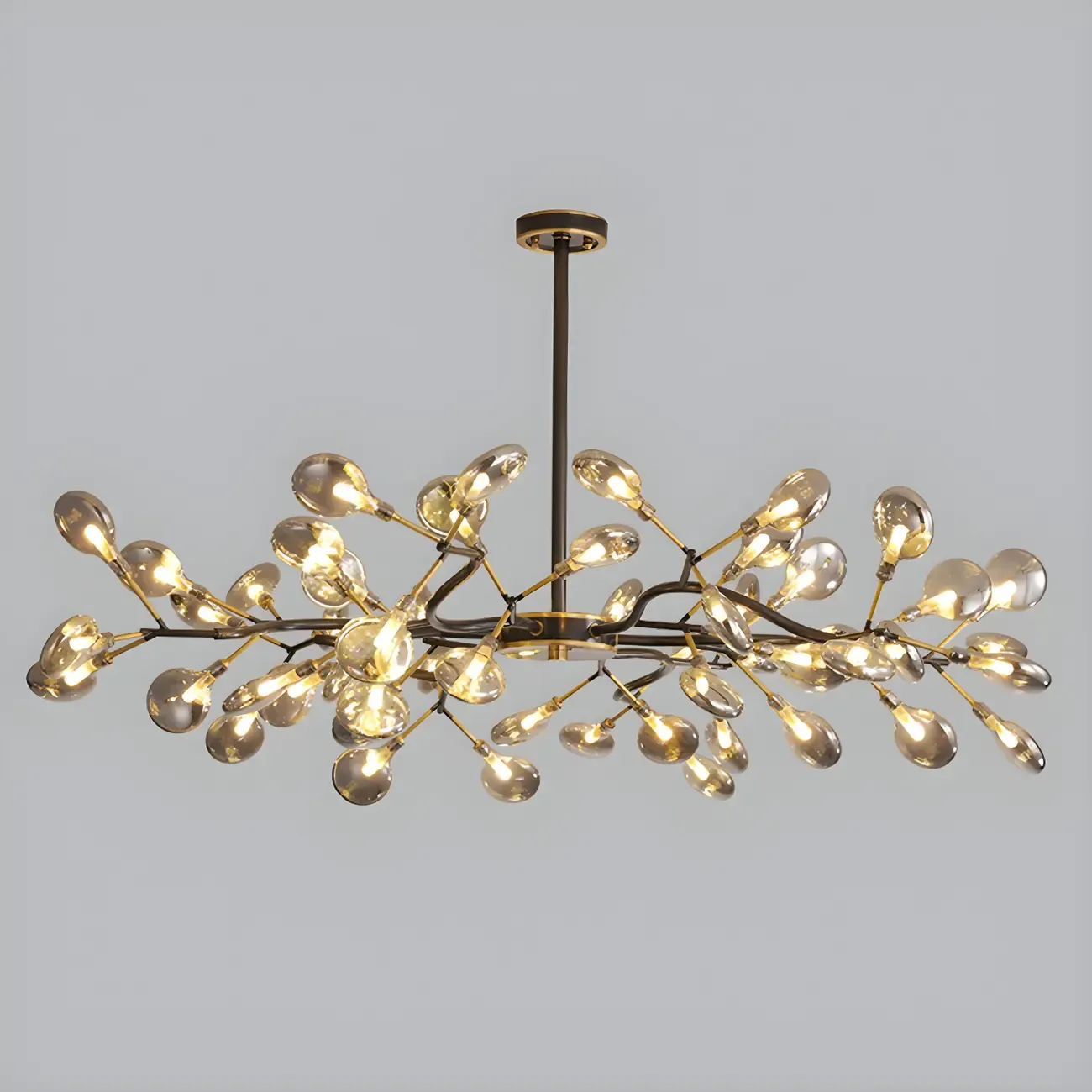 Modern Gold Metal Fireflies Island Pendant Light