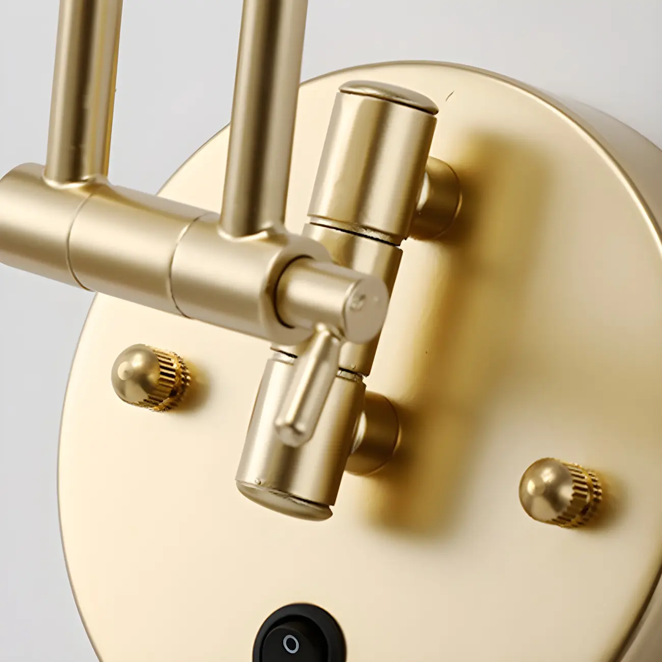 Elegant Streamlined Metal Swing Arm Wall Light