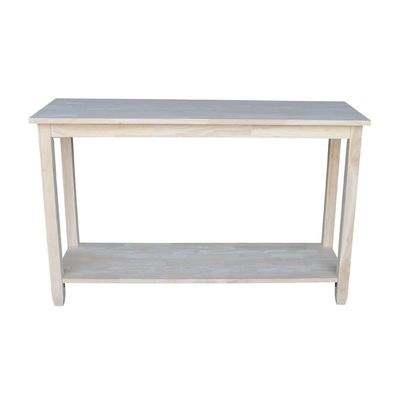 Solano Unfinished Solid Parawood Sofa/ Server Table