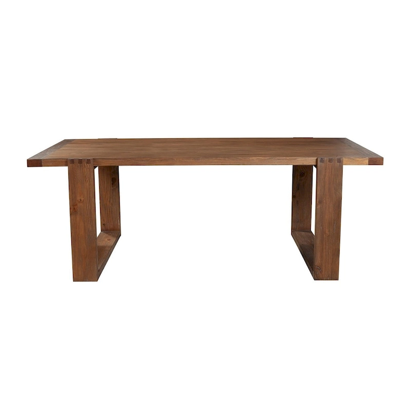 Alpine Furniture Ayala Wood Dining Table in Antique Cappuccino