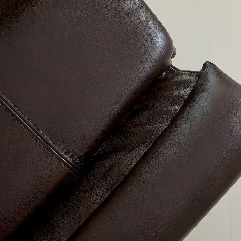 Genuine Top Grain Adjustable Headrest Extendable Footrest Zero Gravity Reclin Power Recliner