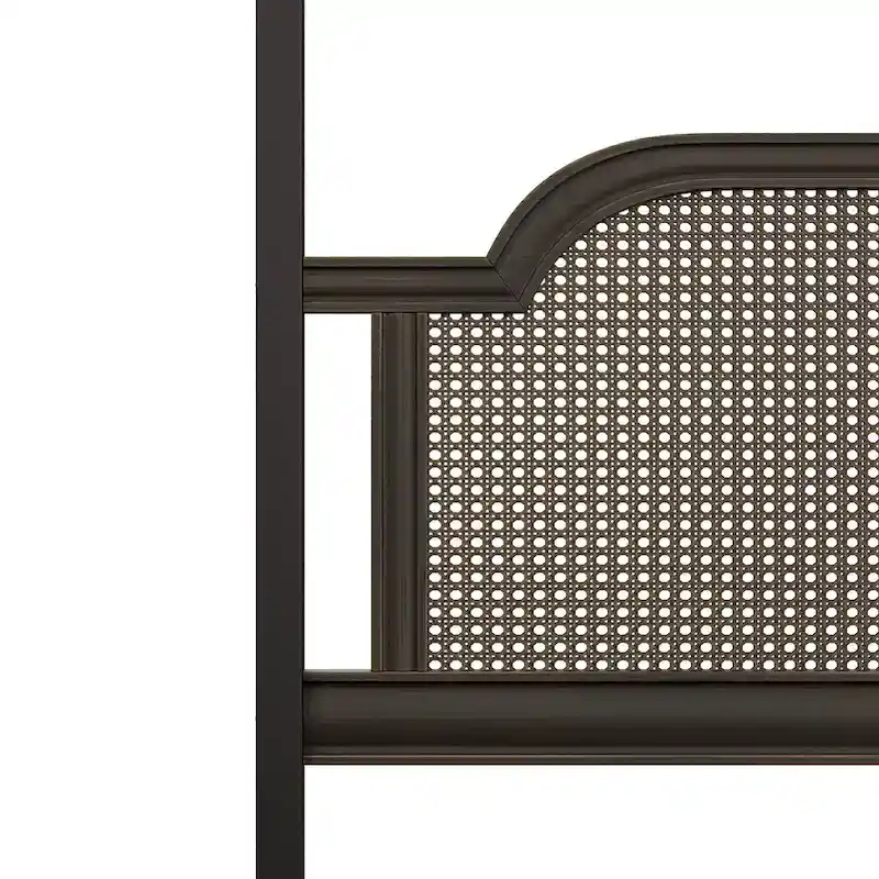 Hillsdale Furniture Melanie Wood and Metal Canopy Bed, Oiled Bronze