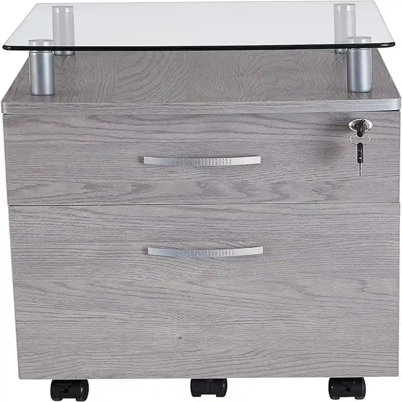 Rolling File Cabinet - 17.5D x 15.75W x 24H