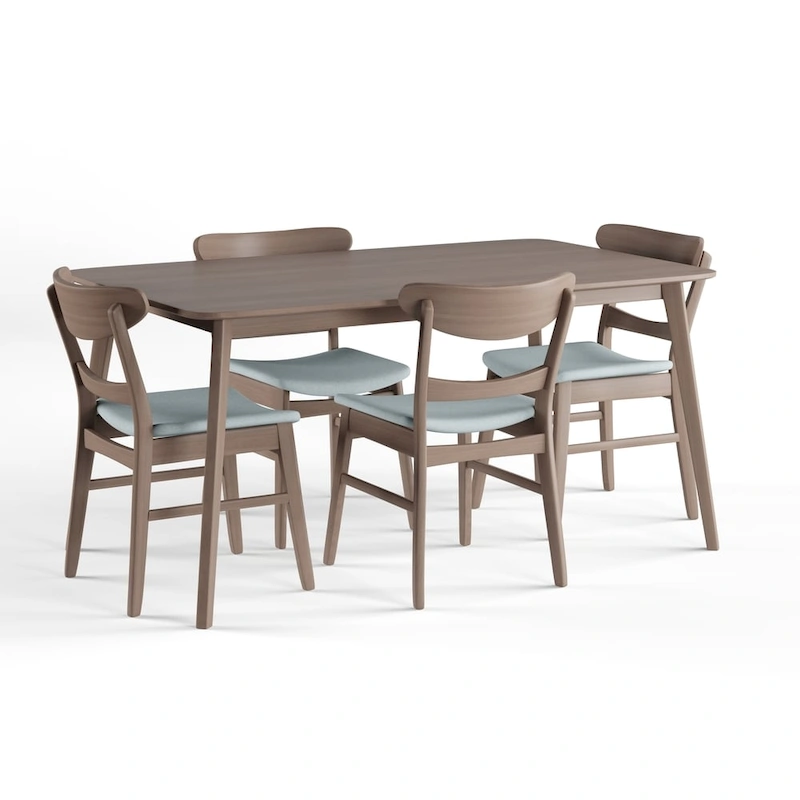 Bryner Mid-Century Modern 5 Piece Dining Set by Christopher Knight Home