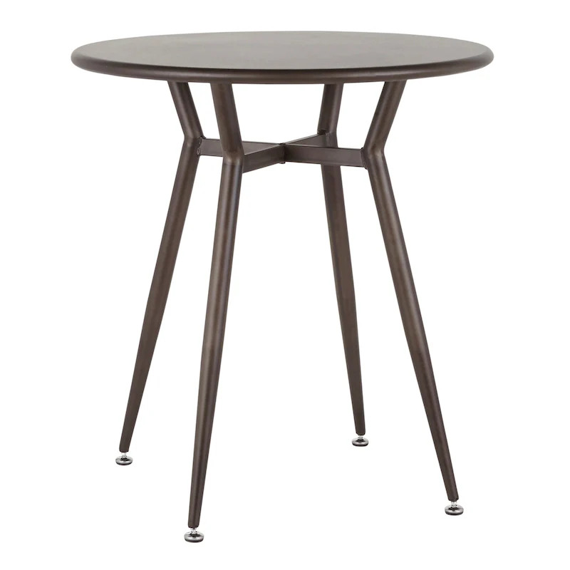 Carbon Loft Barton Industrial Round Dinette Table