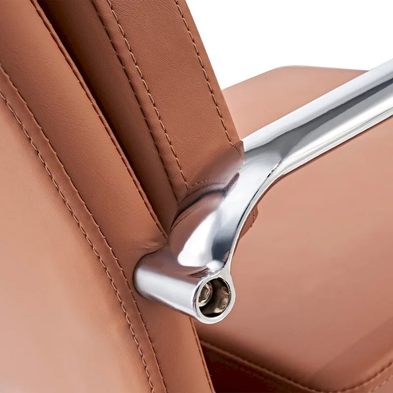 CAROCC Office Chair PU Leather Adjustable ErgoChair with Thickened Cushion - N/A