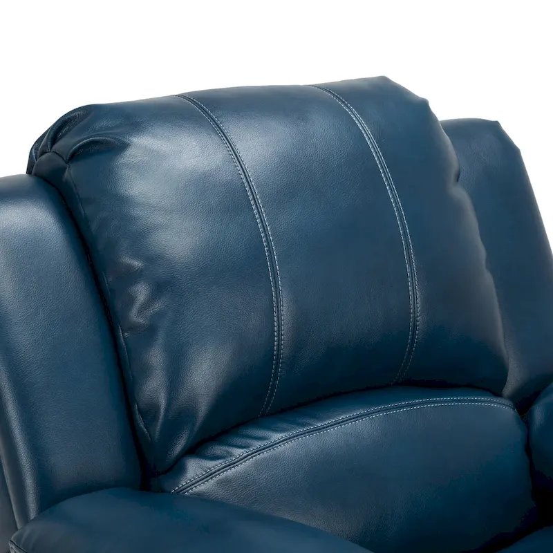 Charleston Leather Gel Glider Rocker Recliner by Greyson Living