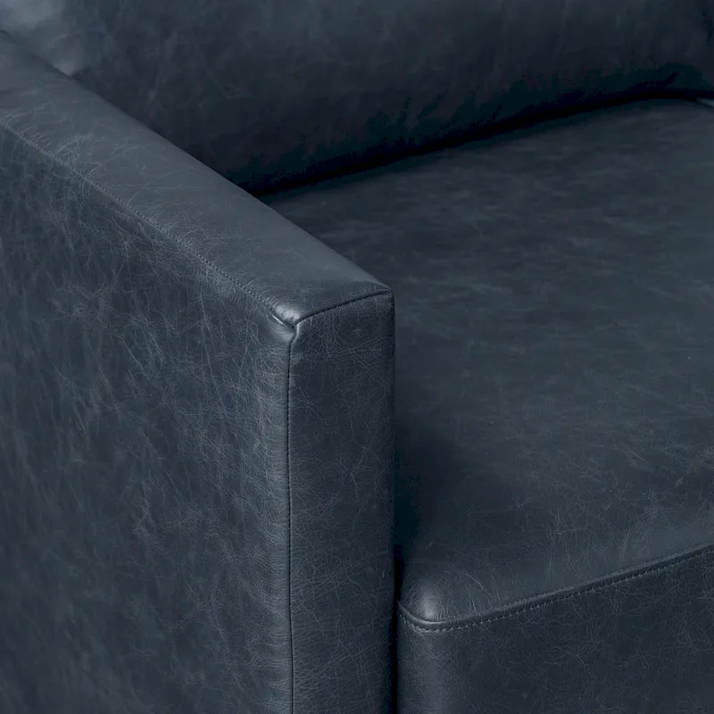 Poly & Bark Nolita 85 Sofa - Full Grain Genuine Italian Leather