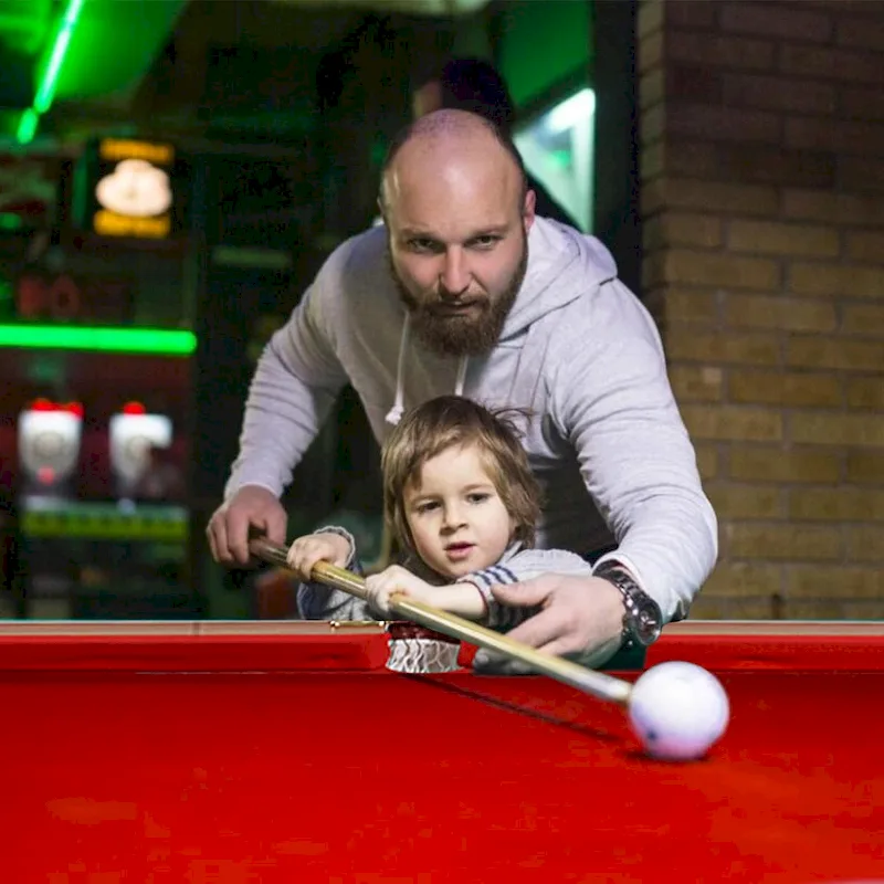 Costway 48 Mini Table Top Pool Table Game Billiard Set Cues Balls - 48L x 26W x 30H