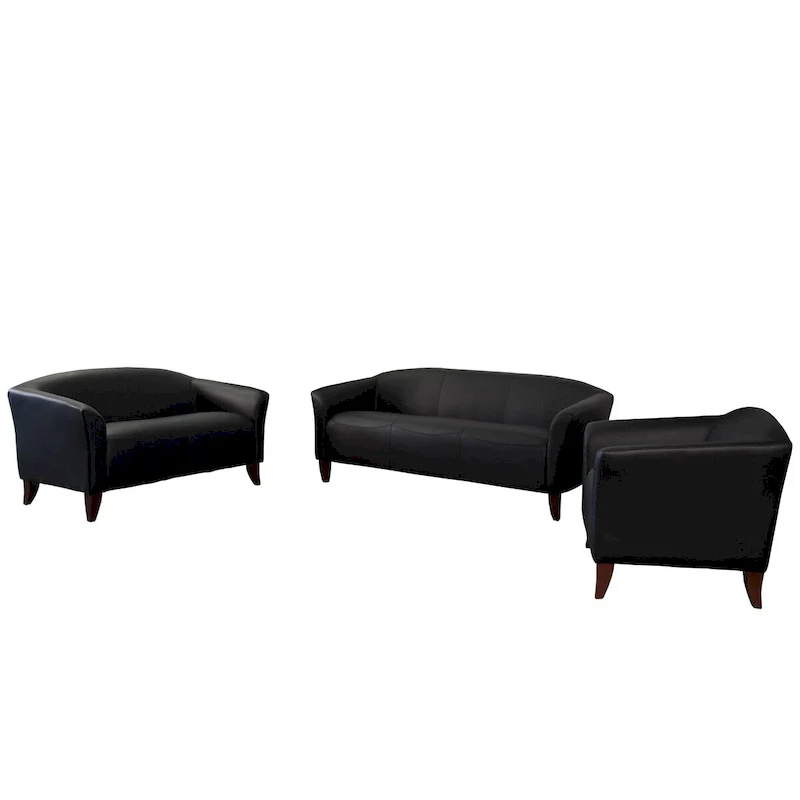 Reception Set with Wood Feet - 33.5 - 72.75W x 29 - 31D x 29H - 33.5 - 72.75W x 29 - 31D x 29H