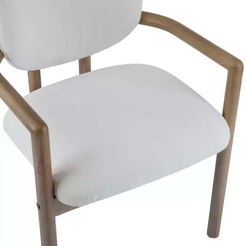 Christopher Knight Home Edge Modern Rubberwood Upholstered Dining Chairs (Set of 2)