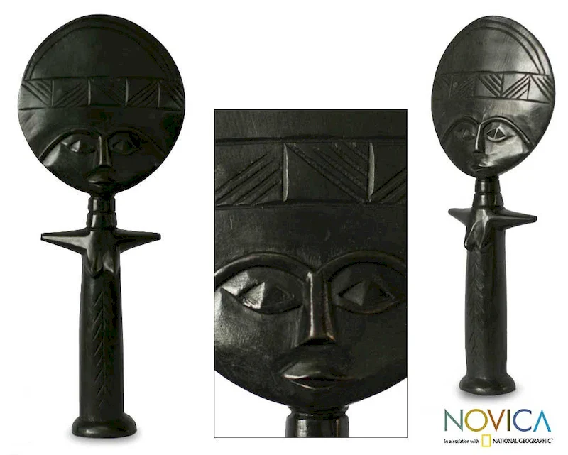 'Comforter' Wood Fertility Doll