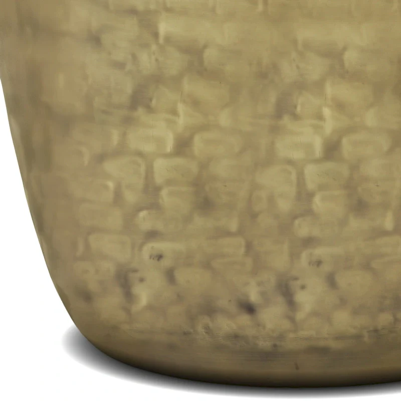 Industrial 20 inch Wide Metal Accent Side Table, Fully Assembled - 20 W x 20 D x 22 H