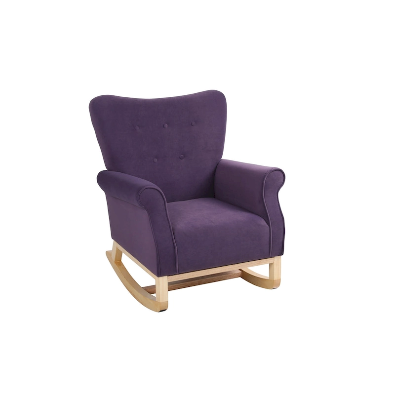 Velvet Rocking Chair