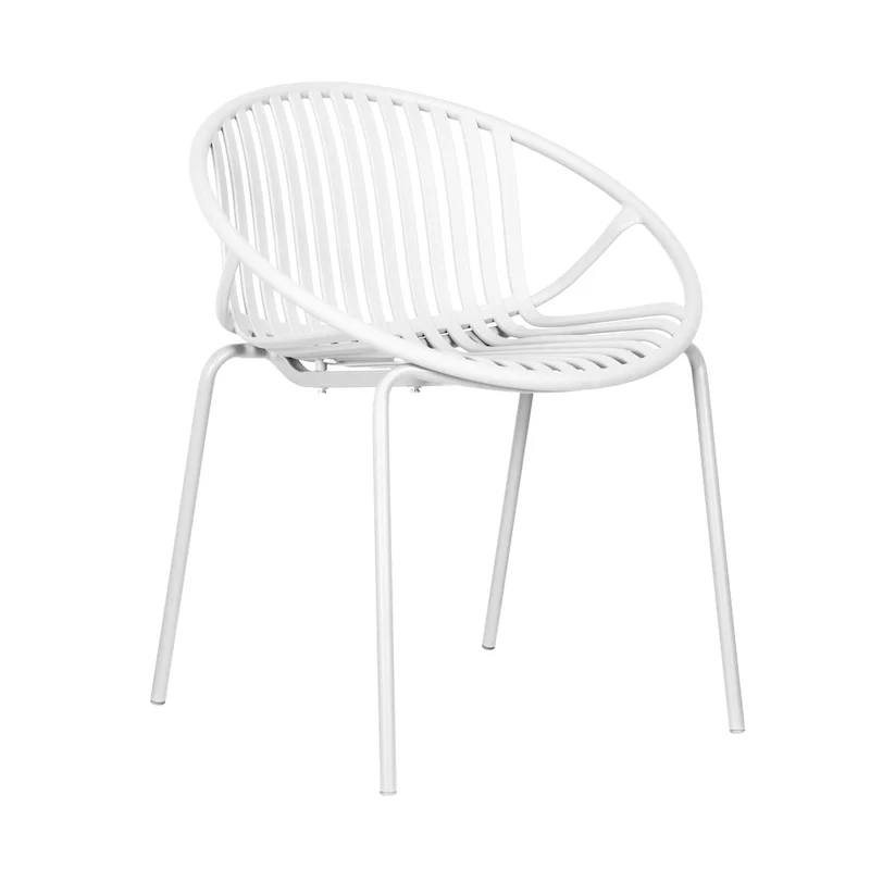 Patio Dining Chairs Stackable Chairs with Breathable Design
