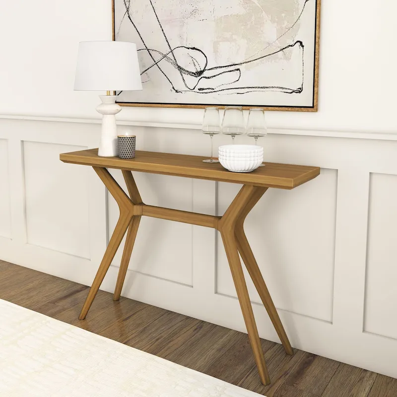 Plank and Beam Verso Cross Leg Console Table - 46