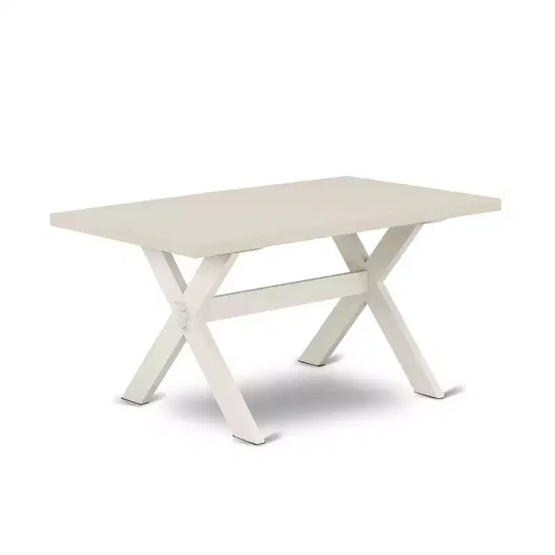 Natural Oak 6-Piece Rectangle Dining Set for 5, Table with Bench and 4 Chairs
