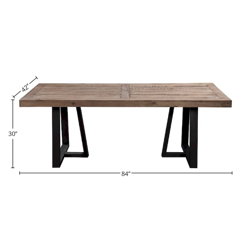 Alpine Prairie Rectangular Dining Table - N/A