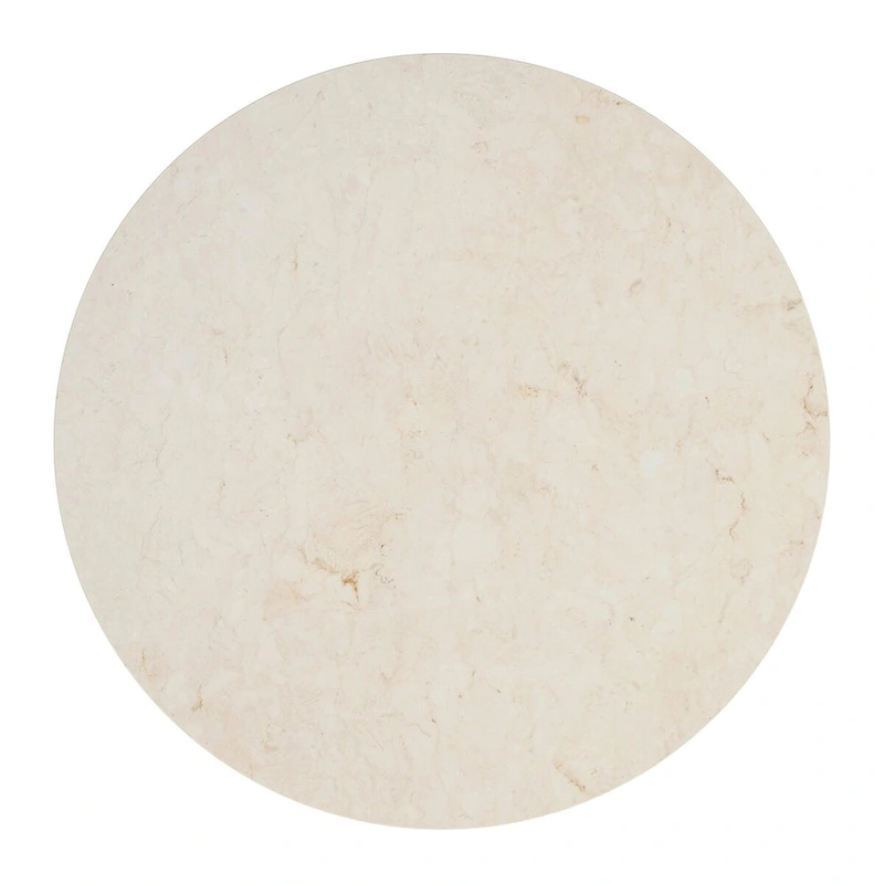 Danielle 44 Round Pedestal Marble Dining Table