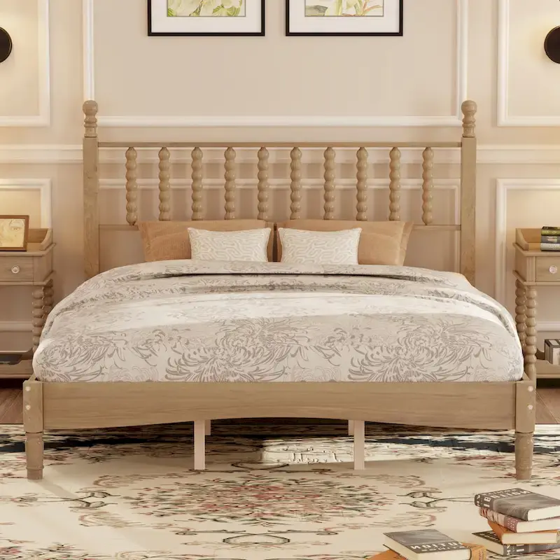 4-Pieces Retro Style Bedroom Sets by Harper&Bright Designs