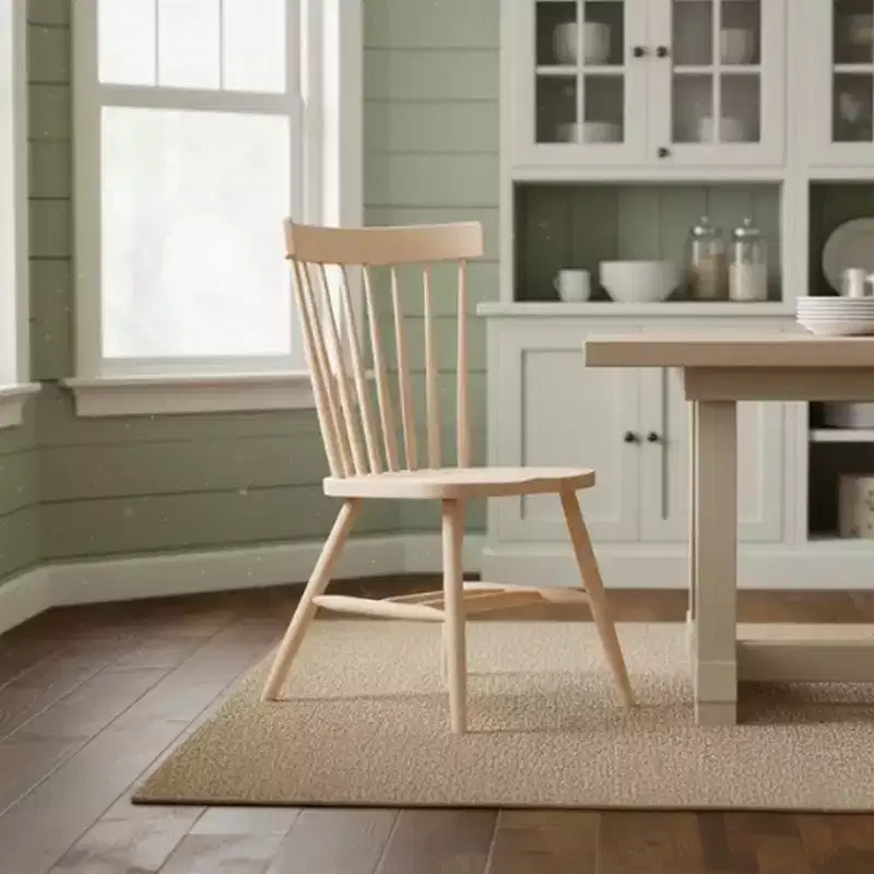 Copenhagen Chair Unfinished - International Concepts: Solid Wood, Parawood, Armless