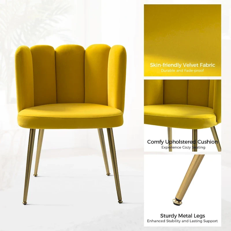 Anjela Side Chair with Tufted Back