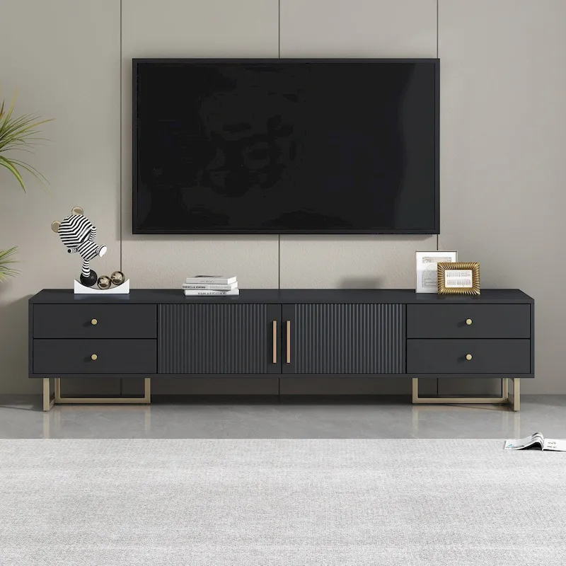 65+ Inch Modern TV Stand with Storage for Living Room