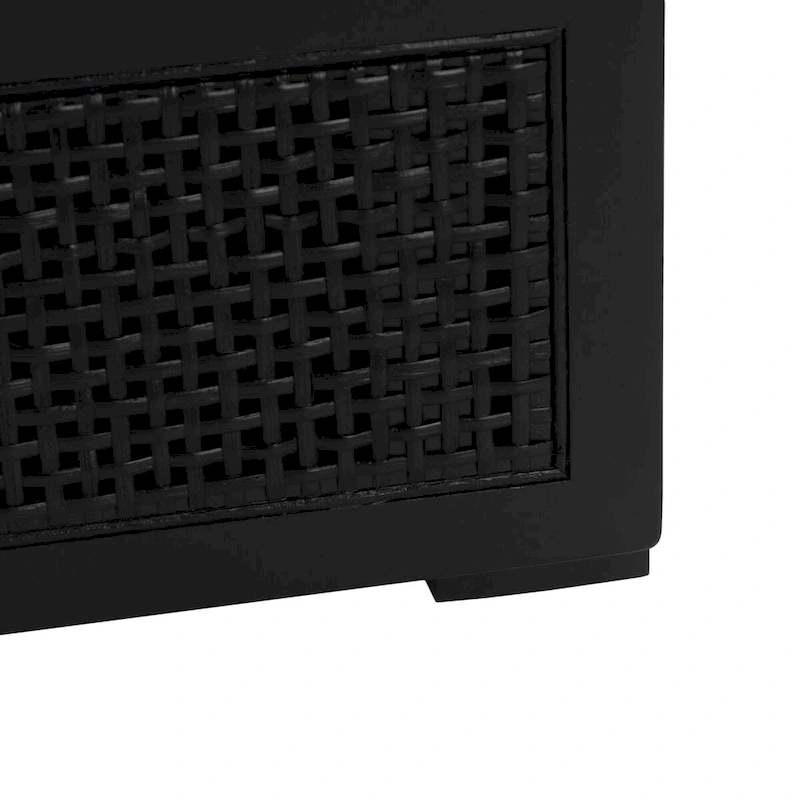 SAFAVIEH Kaitlyn 2-Drawer 1-Shelf Entertainment Media Stand (Fits Up To 55  Flatscreen TV) - 48Wx16Dx17H