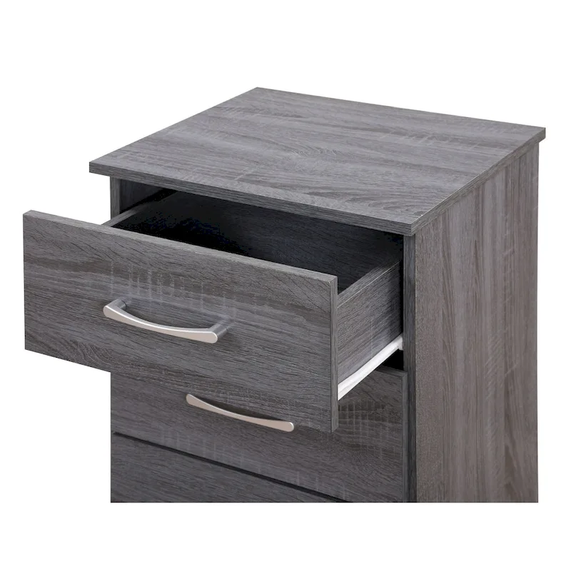 Boston 3-drawer Wooden Nightstand