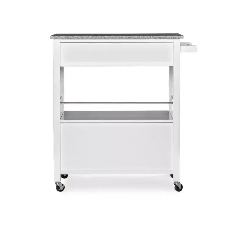 Cameron Kitchen Cart with Granite Top - Linon