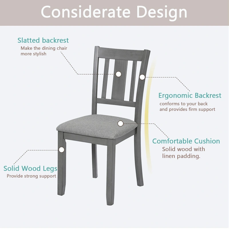 Dining Chairs with Padded Seat