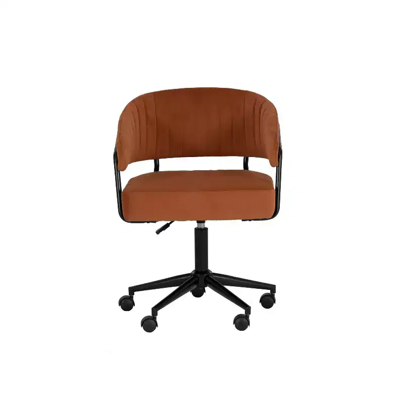 Linon Prestwick Office Chair Caramel