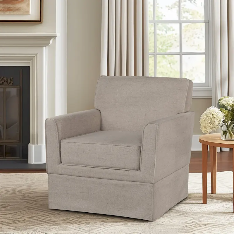 510 Design Paula Slipcover Accent Armchair - 30W x 30.5D x 33H