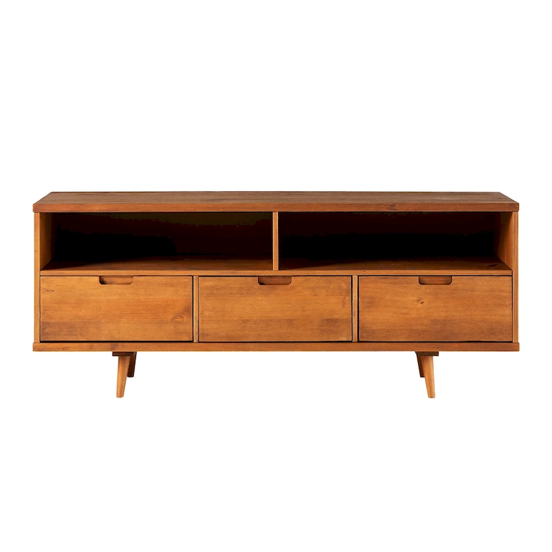 Middlebrook Alby 58-inch Mid-Century Solid Wood TV Stand