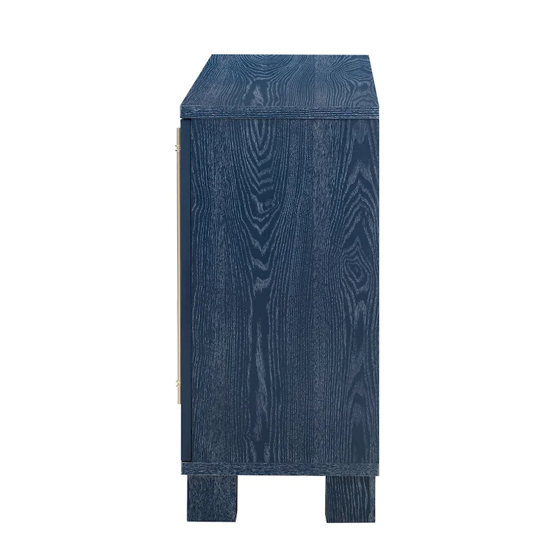 Wood Traditional Style Sideboard with Adjustable Shelves