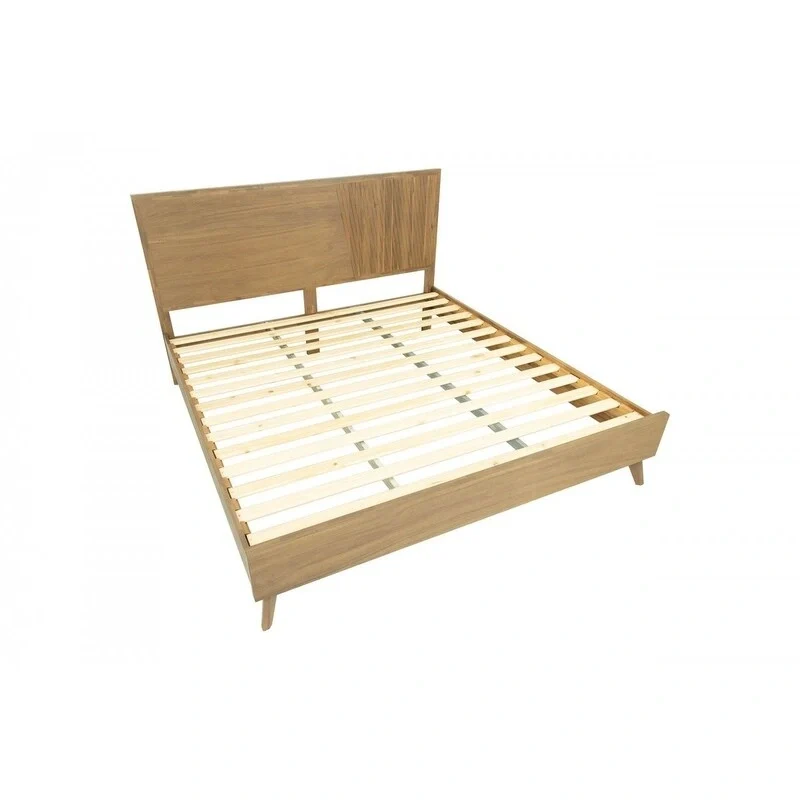 Natural Wood Queen Bed Frame