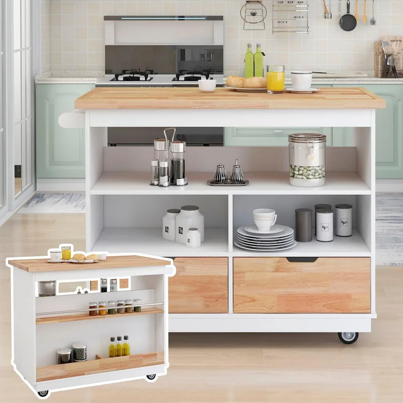 Two-sided Kitchen island Cart
