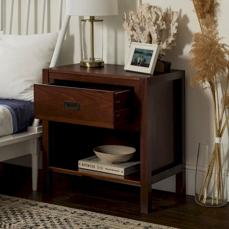 Middlebrook Solid Wood Modern 1-Drawer Nightstand