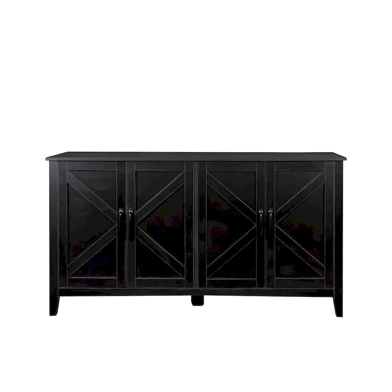 59 Freestanding Storage Cabinet with 4 Doors Buffet/Sideboard
