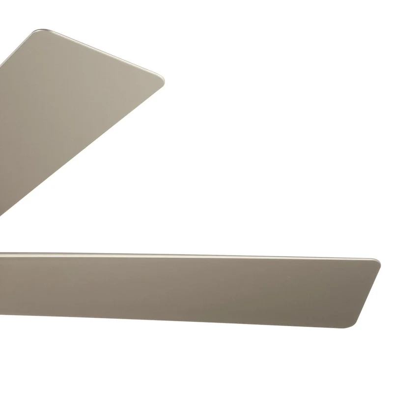 Kichler Verdi 56 Inch LED Ceiling Fan Brushed Nickel with Silver and Driftwood Blades