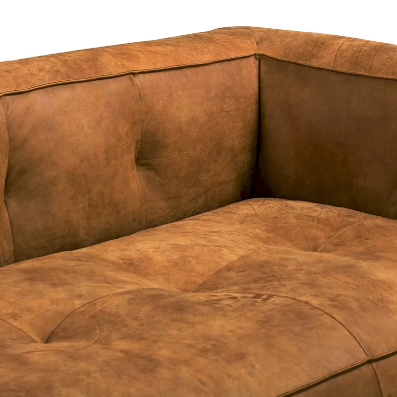 Poly & Bark Capa 92  Sofa - Full Grain Genuine Italian Leather
