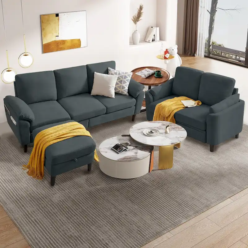 3 Piece Living Room Sets
