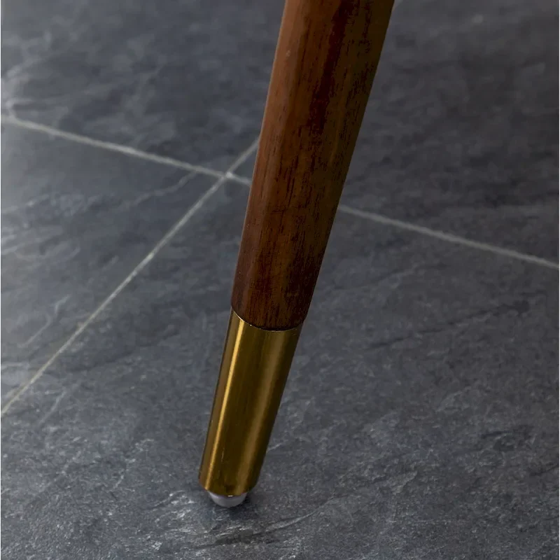 Nevis Mid-century Modern Faux Leather Tufted Nailhead Trim Barstool Set of 2