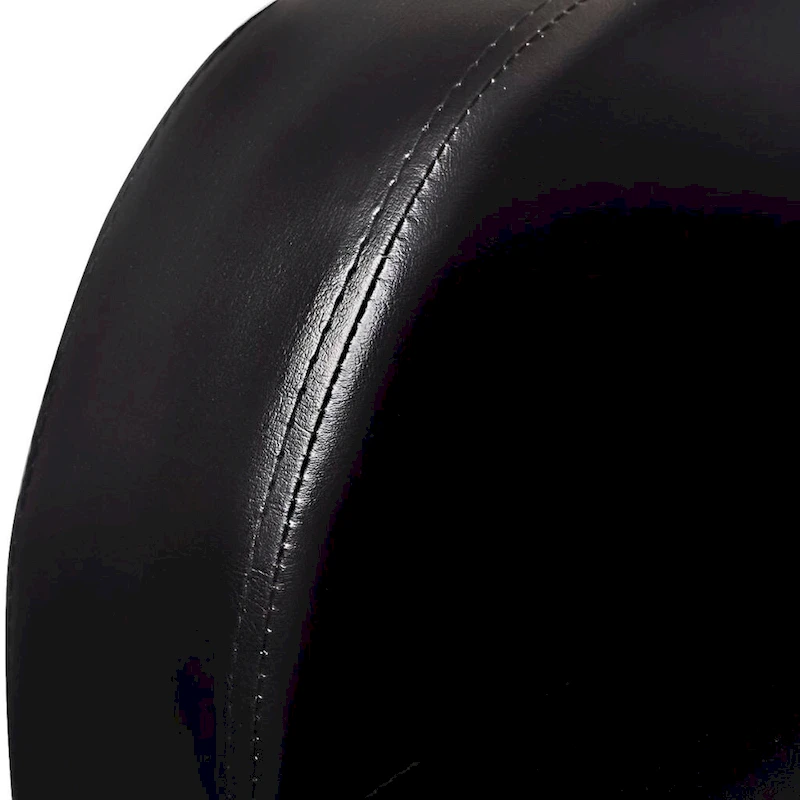 vidaXL 3-Seater Home Theater Recliner Sofa Black Faux Leather - 89.4 x 33.5 x 40.6