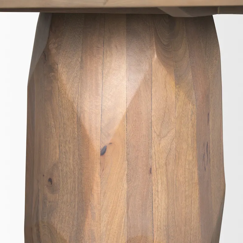 Fitzgerald 60 Light Brown Wood Dining Table - 60.0L x 60.0W x 30.0H