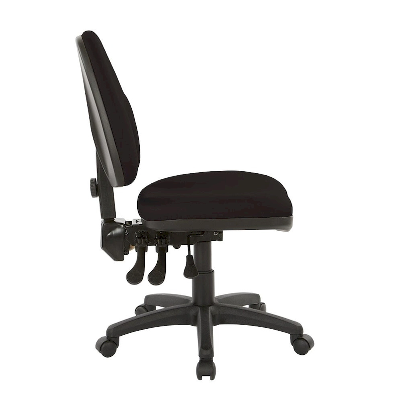 Dual Function Fabricated Ergonomic Office Chair