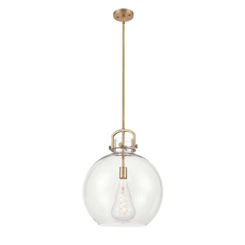 Innovations Lighting Newton Sphere - 1 Light 16  Stem Hung Pendant